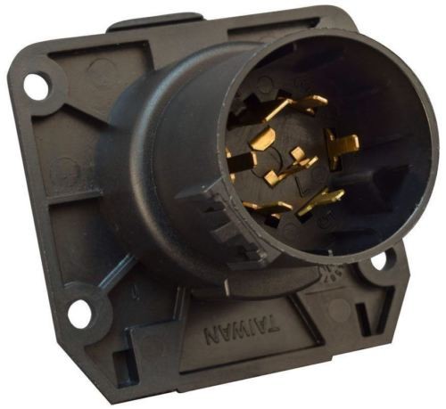 Valterra A10-7072 Black 7-Way OEM Car End Electrical Adapter