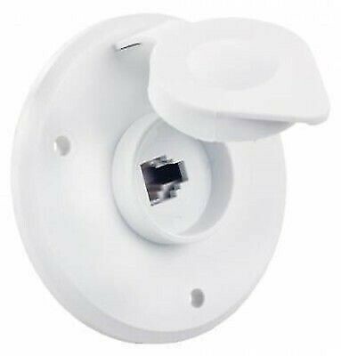 JR Products 476-A-2-A Polar White Exterior Phone Wall Plate