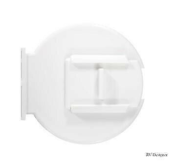 RV Designer LIDKIT200 White/Black/Colonial White Round Cable Hatch Repl. Lid Kit