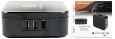 RV Designer M565 Mini PowerQube 4-1/2" USB/AC Charging Port