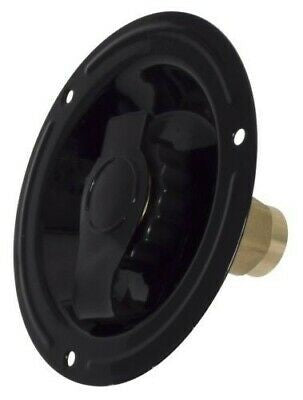 Valterra A01-0178LF Black Recessed 1/2" FPT City Water Inlet