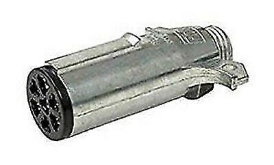 Pollak 11-700 7-Way Round Metal Trailer End Electrical Connector