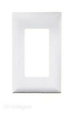 RV Designer S849 Contemporary White Outlet Cover Plate