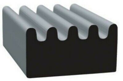Clean Seal 2897H2-50 1/2"W x .312"H x 50'L EPMD Ribbed Channel Seal