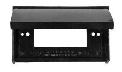 JR Products 05-12215 Weatherproof AC Black GFCI Outlet Cover