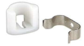 JR Products 70215 Cabinet Friction Catch with Metal Clip - 2pk