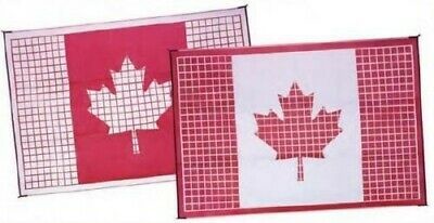 Faulkner 52305 9' x 12' Canadian Flag Design Reversible Patio Mat