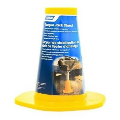 Camco 44635 5,000lb Lightweight Yellow Tongue Jack Stand