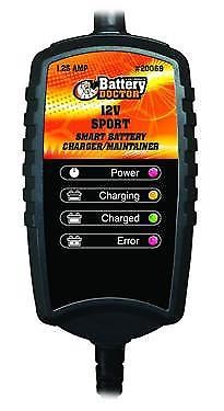 Wirthco 20069 Battery Doctor Sport Smart 12 Volt 1.25 Amp Battery Charger