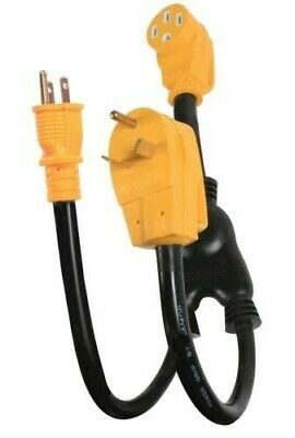 Camco 55025 PowerGrip Electrical Power Maximizer Power Cord Adapter