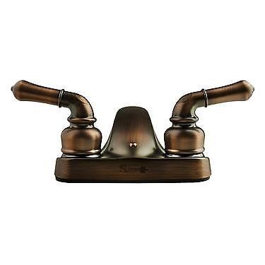 Dura Faucet DF-PL700C-ORB RV Bathroom Faucet with Classical Handles (Oil Rubbed Bronze)