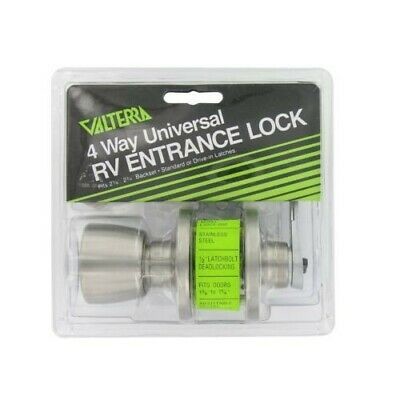 Valterra L32CS000 Universal Entry Door Lock with Lever Handle