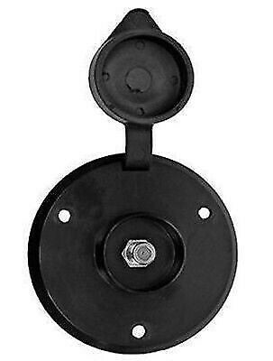 Prime Products 08-6209 Black Round Exterior Cable TV Outlet