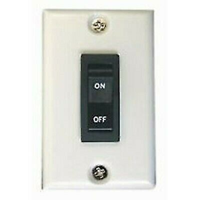 Prime Products 11-0192 12V On/Off Rocker Switch with White Wall Plate