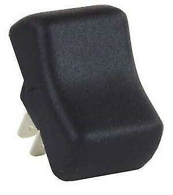 JR Products 14075 Black 3 Pin Mini Momentary-On/Off Switch