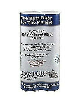 Flow-Pur F560021 10" Sediment Water Filter - 2pk
