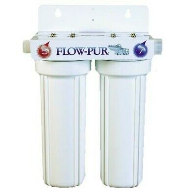 Flow-Pur POE12DSA1KDF In-Line Dual Water Filter System