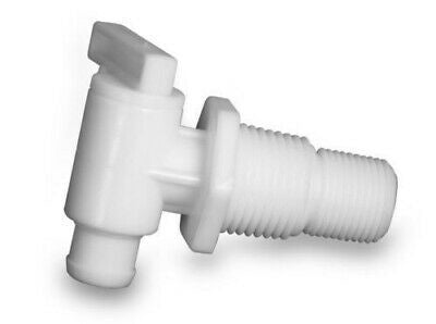 Camco 22243 3/8" or 1/2" MPT Plastic Water Tank Drain Valve