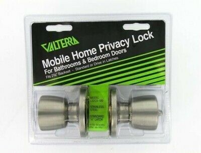 Valterra L32CS100 RV 2-3/8" Stainless Steel Privacy/Bathroom Door Lock