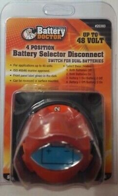 WirthCo 20393 Battery Doctor Rotary Dial Disconnect Switch