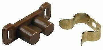 JR Products 70205 Barrel Cabinet Catch with Metal Clip - 6pk