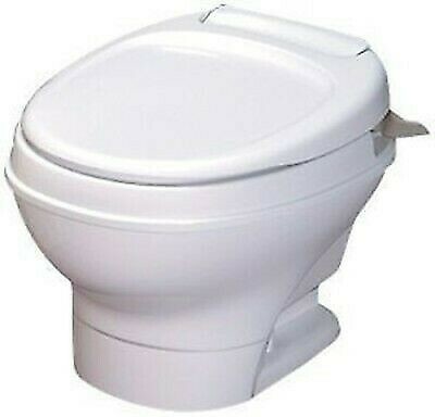 Thetford 31646 Aqua-Magic V Low Profile White Hand Flush Toilet