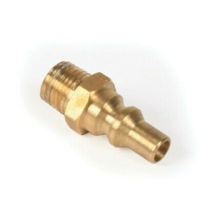Camco Propane Quick-Connect Fitting -For Use with Low-Pressure Propane Systems, Easy Install 1/4" NPT x Full Flow Male Plug (59903)